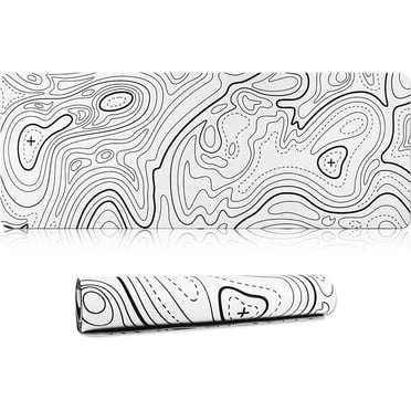 Mountain And Lake Customized Design, Square Waterproof And Anti Slip Rubber Base Mouse Pad Suitable For Office Laptops