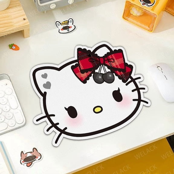 Mouse Pad Kuromi Cinnamoroll Kawaii Waterproof Non Slip Desk Mat For Dorm Computer Office Smooth