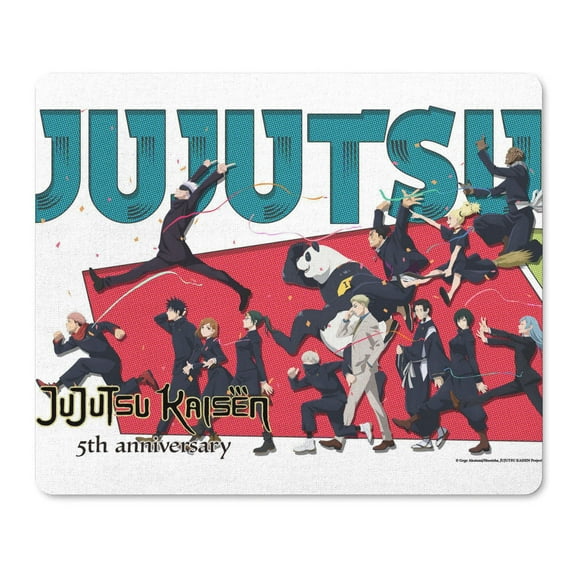 Mouse Pad Large 11.8 X 9.8 In Jujutsu Kaisen JJK Anime Character Graphic PC Mouse Pads with Premium-Textured Mousepad with Non-Slip Rubber Base