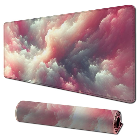 Mouse Pad, Large Mouse Pad XL Pink, Mouse Pads for Computers , Large Extended Mouse Pads, Big Desk Mouse Mat Designed for Surface/Office, Durable Edges