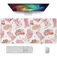 thumbnail image 1 of Mouse Pad Large Pink Cowgirl Boots and Hat Desk Pad Gaming Mouse Pad for Desk Cute Western Style Mousepad for Laptop with Non-Slip Rubber Base Computer Pad 36 X 16 Inch, 1 of 6