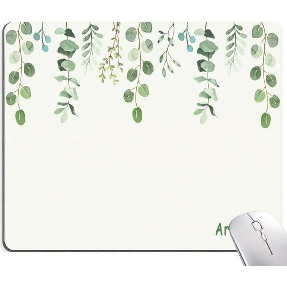 Mouse Pad, Leaves Mouse Pad, Washable Square Cloth Mousepad for Gaming Office Laptop, Non-Slip Rubber Base Computer Mouse Pads for Wireless Mouse, Personalized Gift Mouse Pads for Desk