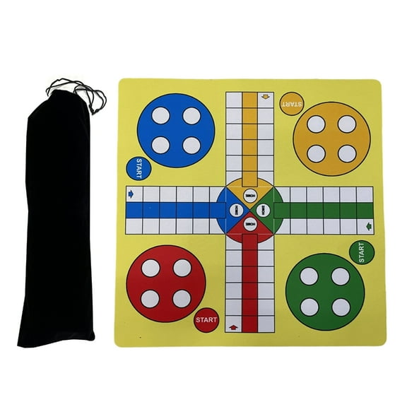 Mouse Pad Ludo Flight Chess Set 35cm For Office Classroom Home Entertainment Large Mouse Pad Board For Group Activity