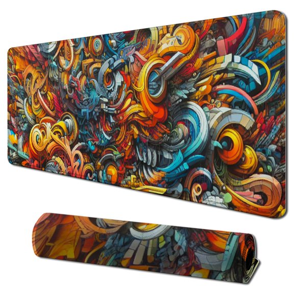 Mouse Pad Mat Extended for Keyboard HD Printing Durable Cute Smooth Pattern Farmhouse Computer Adults Chic Aesthetic Modern Essentials Kids Work Organizers