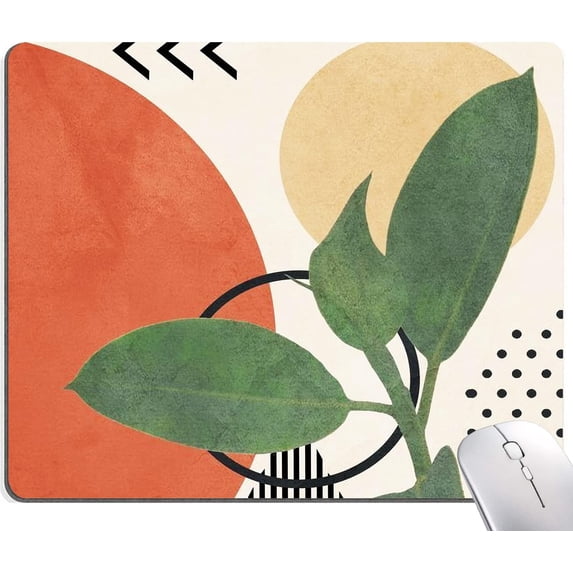 Mouse Pad, Modern Abstract Mouse Pad, Mouse Mat Square Waterproof Mouse Pad Non-Slip Rubber Base MousePads for Computer Laptop