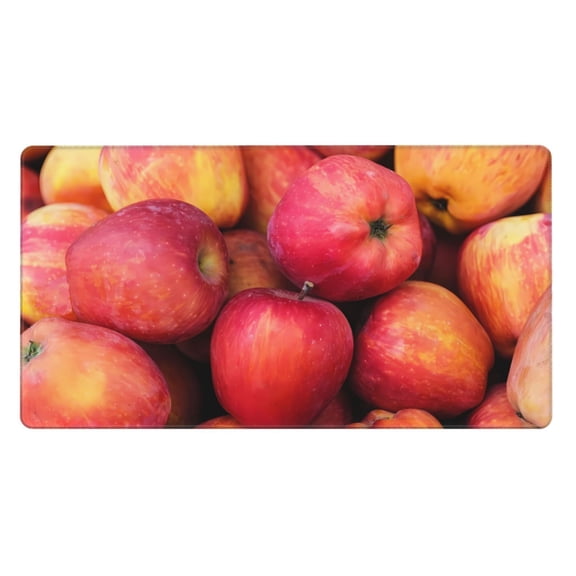 {Mouse Pad,Mousepad} Delicate Apples Non-Slip Rubber Base Waterproof with Stitched Edges for,{Gaming ,Office ,Home},Computers Laptop,16x29.5in