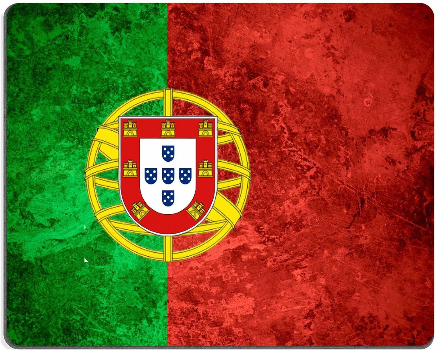 Mouse Pad Natural Rubber Mousepads Flag Of Portugal Or Portuguese