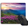 thumbnail image 1 of Mouse Pad,Nature Purple Flowers Meadow Mountain Computer Mouse Pads Desk Accessories Non-Slip Rubber Base,Mousepad for Laptop Mouse, 1 of 6