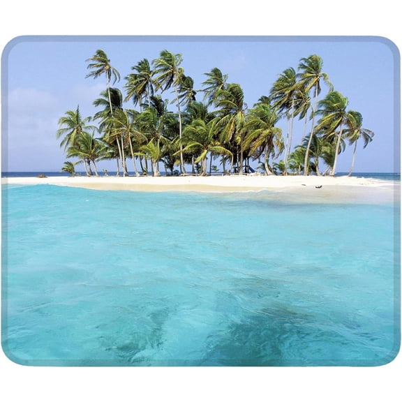Mouse Pad Non-Slip Rubber Base Computer Mouse pad, Summer Beach Mouse Pads, Superb Tracking Accuracy and Smooth Surface