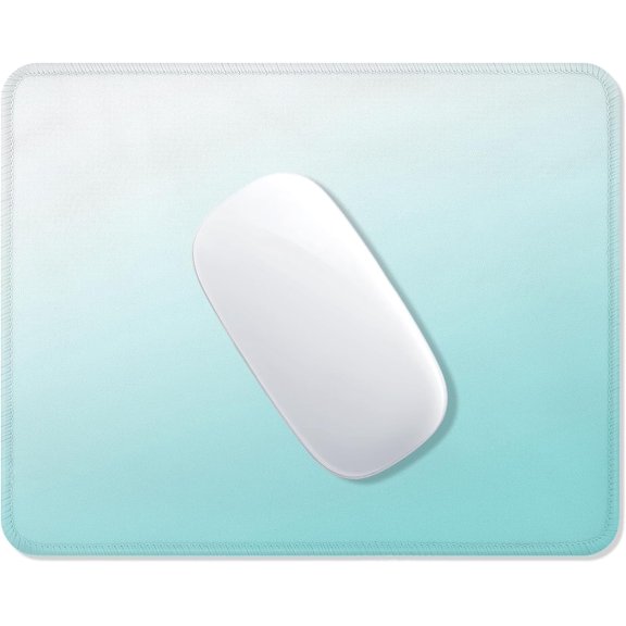 Mouse Pad Non-Slip Rubber Base Smooth Surface Stitched Edges Waterproof Durable Compatible with All Mice for Office & Gaming, Desk Accessory, 10.2x8.3x0.12 inch, Sky Gradient
