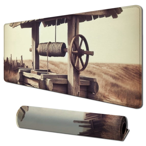 Mouse Pad - Old Farm House Home Farm Architecture Rural