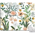 thumbnail image 1 of Mouse Pad, Premium-Textured Mouse Mat, Non-Slip Rubber Base Mousepad for Laptop, Computer & PC,9.5×7.9 in, Creamy White Floral, 1 of 12