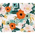 thumbnail image 1 of Mouse Pad with Stitched Edge Premium-Textured Mouse Mat Waterproof Non-Slip Rubber Base Rectangle Mousepad for Laptop Computer PC Gaming Office 11.8×9.85 inches, Cute Flower, 1 of 6