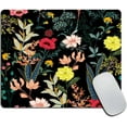 thumbnail image 1 of Mouse Pad, Watercolor Floral Mouse Pad, Mouse Mat Square Mouse Pad Non Slip Rubber Base MousePads for Office Laptop, 9.5"x7.9"x0.12" Inch, 1 of 5