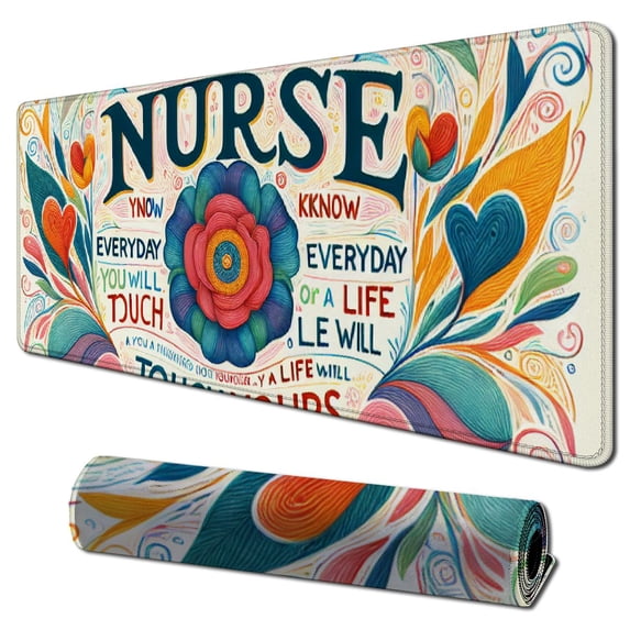 Mouse Pad When You're a Nurse Neoprene Office Mouse Mat - Square Shape