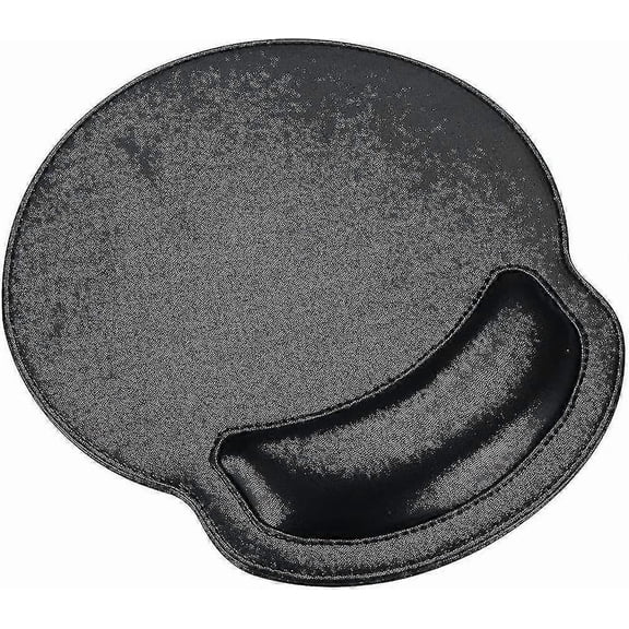 Mouse Pad With Wrist Rest Pad Pu Artificial Leather Ergonomic Non-slip Laptop a