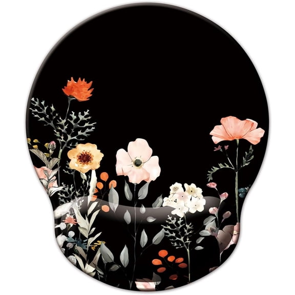 Mouse Pad with Wrist Rest, Ergonomic Gaming Desktop Mouse Pad Wrist Rest, Comfortable Mousepad for Computer, Laptop, Office, and Home, Non- Base, Waterproof Surface