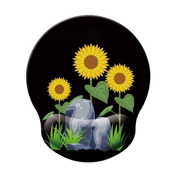 Mouse Pad with Wrist Rest, Ergonomic Gaming Desktop Mouse Pad Wrist Rest, Comfortable Mousepad for Computer, Laptop, Office, and Home, Non- Base, Waterproof Surface