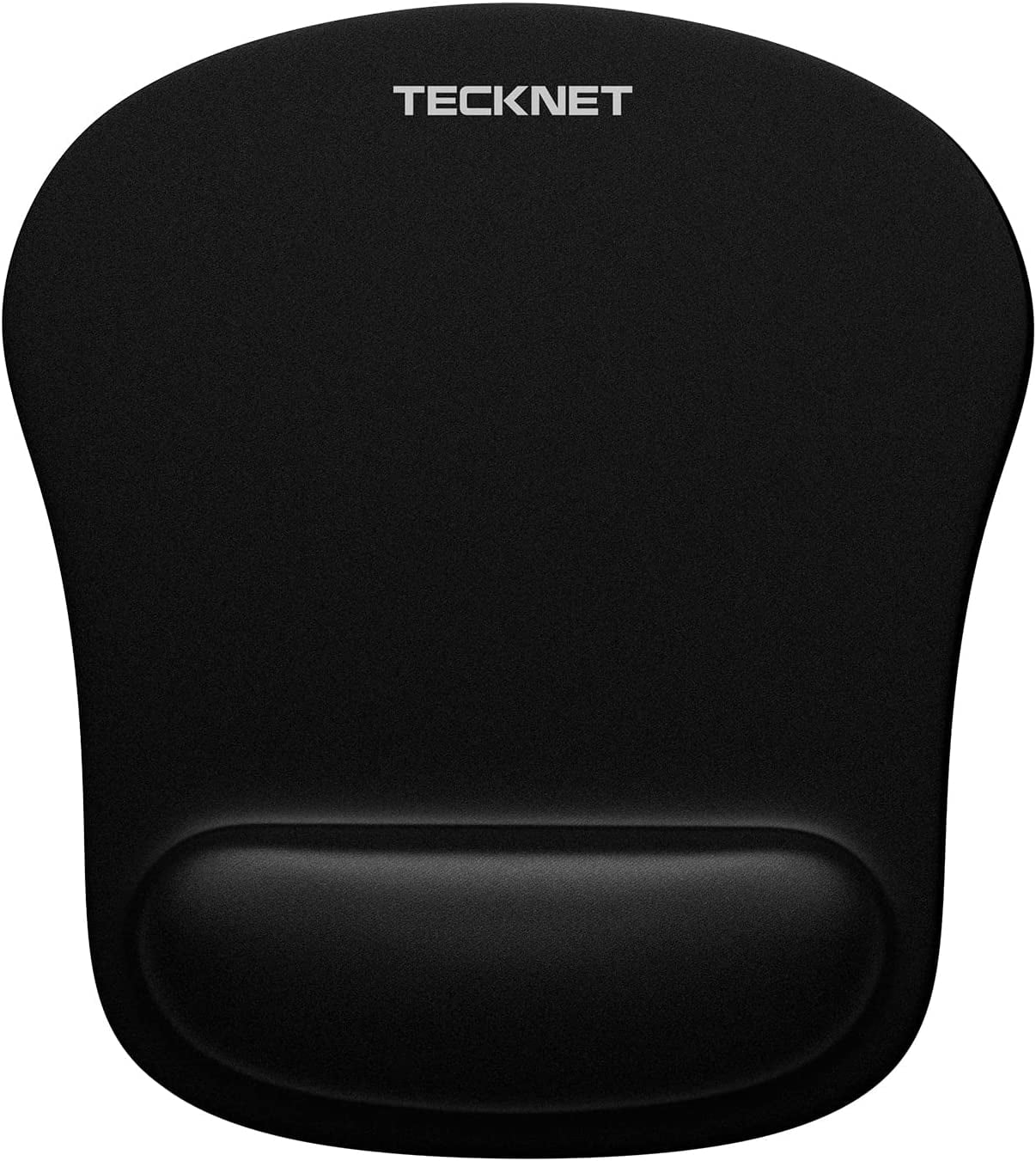 Mouse Pad with Wrist Support, Ergonomic Gaming Pain Relief, Portable Comfortable Mousepad for Computer, Laptop, Office, Home and Travel, Non-Slip Base, Waterproof Surface, Black