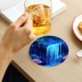 thumbnail image 1 of Mouse Pad With Wrist Support, Ergonomic Mouse Pad With Memory Foam Wrist Rest Cushion, Non- Rubber Base Gaming Mice Pad For Home Office Computer Laptop,Cyberpunk Space Happy 2026!, 1 of 4