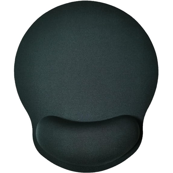Mouse Pad with Wrist Support, Ergonomic Mouse Pad with Memory Foam Wrist Rest Cushion, Non-Slip Rubber Base Gaming Mice Pad for Home Office Computer Laptop, Grey