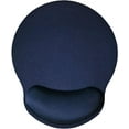thumbnail image 1 of Mouse Pad with Wrist Support, Ergonomic Mouse Pad with Memory Foam Wrist Rest Cushion, Non-Slip Rubber Base Gaming Mice Pad for Home Office Computer Laptop, Navy Blue, 1 of 14