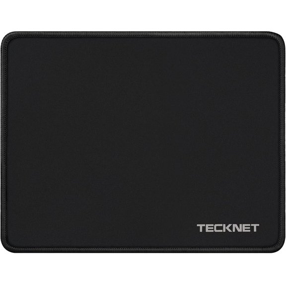 Mouse Pad with Anti-fray Stitching, Waterproof Surface & Non-Slip Rubber Base Stitched Eds Gaming Mat for LaptopCompatible Laser and Optical Mice -