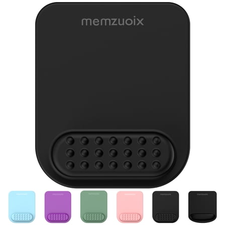 Mouse Pad with Wrist Support,Ergonomic Design Relief Carpal Tunnel Pain,Memory Foam Mouse Pad for Computer Desk with Non-Slip PU Base,Black