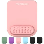 Mouse Pad with Wrist Support,Ergonomic Design Relief Carpal Tunnel Pain,Memory Foam Mouse Pad for Computer Desk with Non-Slip PU Base,Pink