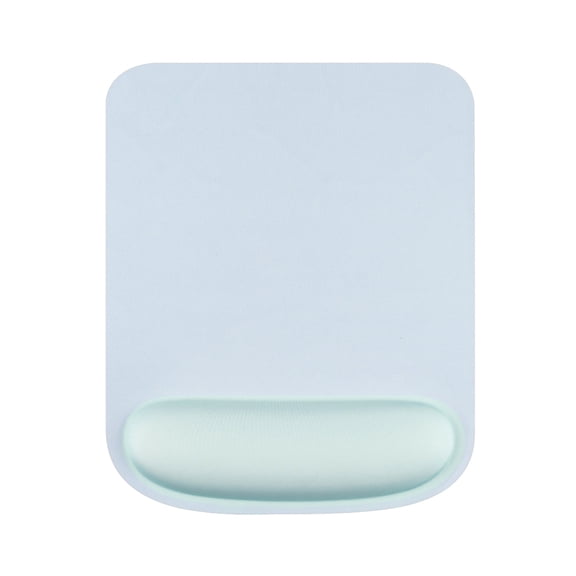 Mouse Pad with Wrist Support - Ergonomic Rubber Bottom, 9.8x8.3in, Non-Slip, Soft Comfortable Surface, Multiple Colors for Office & Home Use