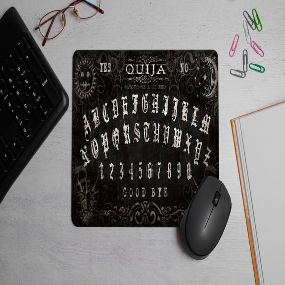 Mouse Pads Black Standard Mouse Pads, Office and Gaming,Stitched Edges, Rubber Anti Slip Base Mouse pad, Dirt Resistant, Durable, Square, 10.2 inches x 8.3 inches x 0.12 inches