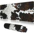 thumbnail image 1 of Mouse Pads Western Highland Cowhide Ranch Style Large Mouse Pad, Gaming Mousepad, Keyboard and Mouse Pad with Stitched Edges,PC Desk Mat for Game,Work,Office(31.5"*11.8"), 1 of 6
