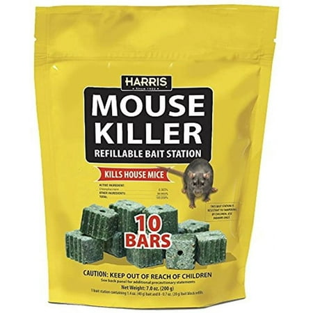 PF Harris Mouse & Rat Bars Bait Station - Bait - 10 Pack