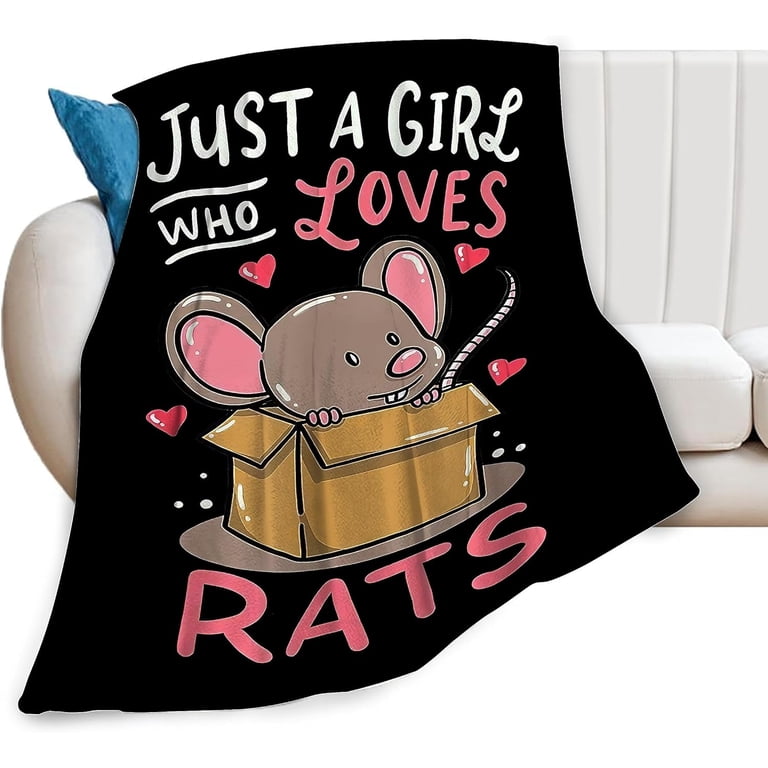 Mouse Rat Blanket Super Cozy Soft Mouse Rat Throw Blanket Warm