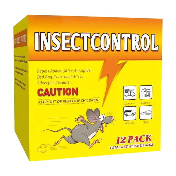 Mouse & Rat Repellent Long Lasting Mouse Deterrent Bagsz Deters Rodent Activity Rodent Repellent for House Indoor Long Lasting Aromatic Protection，12 Pack