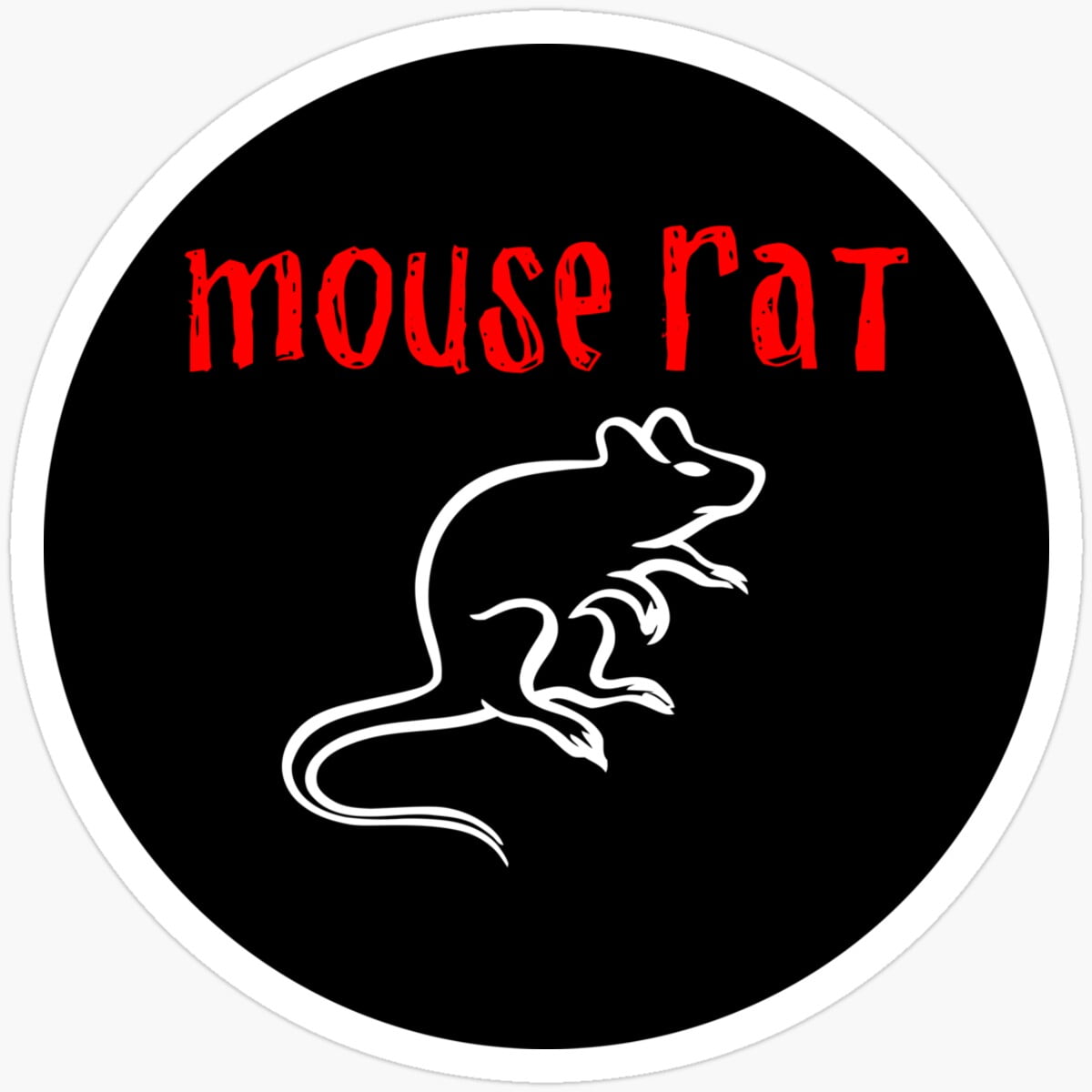 Mouse Rat Sticker. Gift For You - Decorate Laptops, Water Bottles, And ...