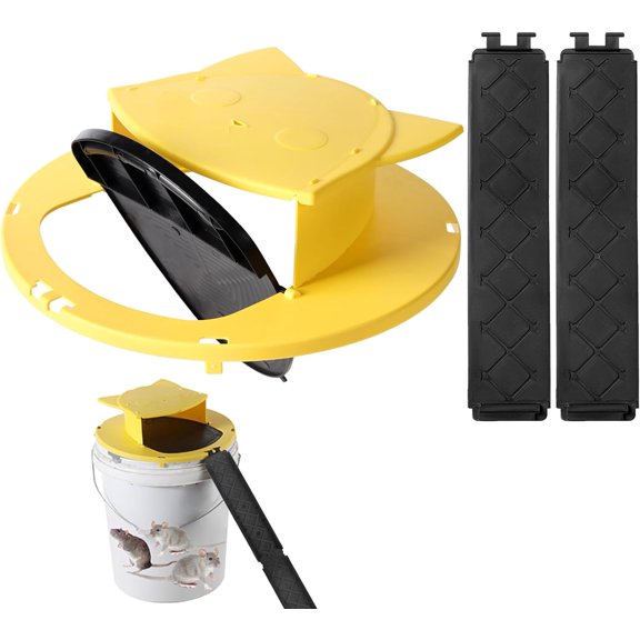 5 Gallon Mouses Rat Traps Indoor for Home, Reusable Bucket Lid Rat Traps Indoor Outdoor@, Mouse Catching Tool [5 Gallon Buckets is NOT Included], Mouse Rat Trap Bucket#!