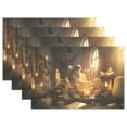 thumbnail image 1 of Mouse Rat Windows 12×18 inch Placemats Heat Resistant Washable Foldable Rectangular Placemats Set Decoration Indoor Outdoor for Kitchen Dining Table 6PCs, 1 of 8
