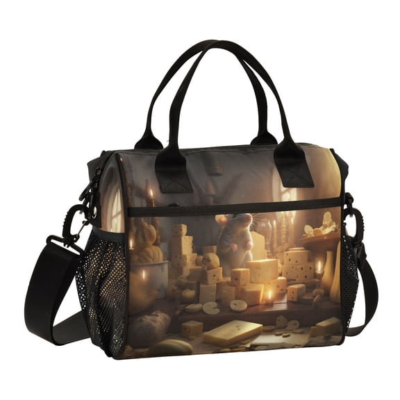 Mouse Rat Windows Cooler Bag Lunch Bag Soft Cooler Cooling Tote Insulated Lunch Box for Adult Men Women