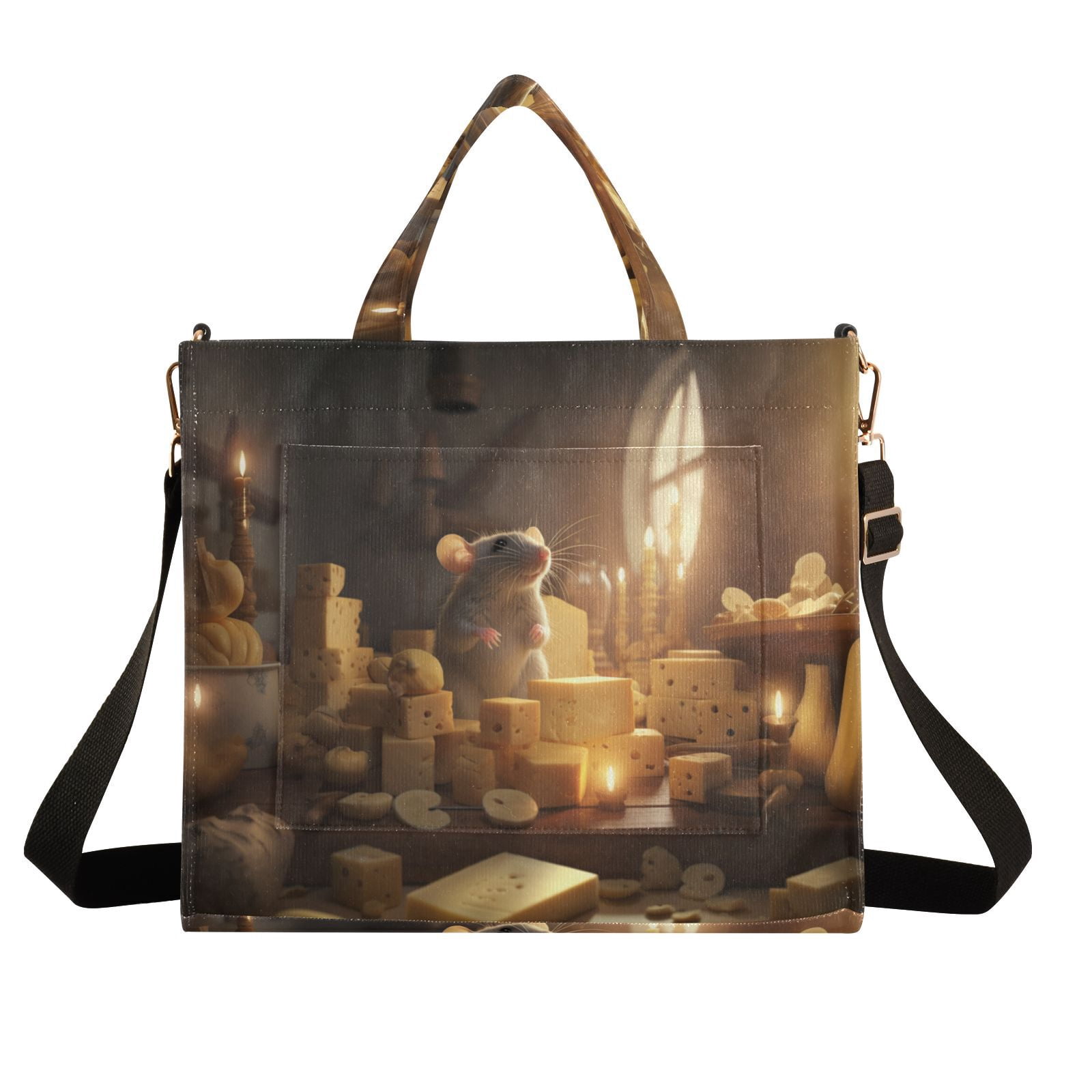 Mouse Rat Windows Corduroy Tote Bag Handbag Large Messenger Bag ...