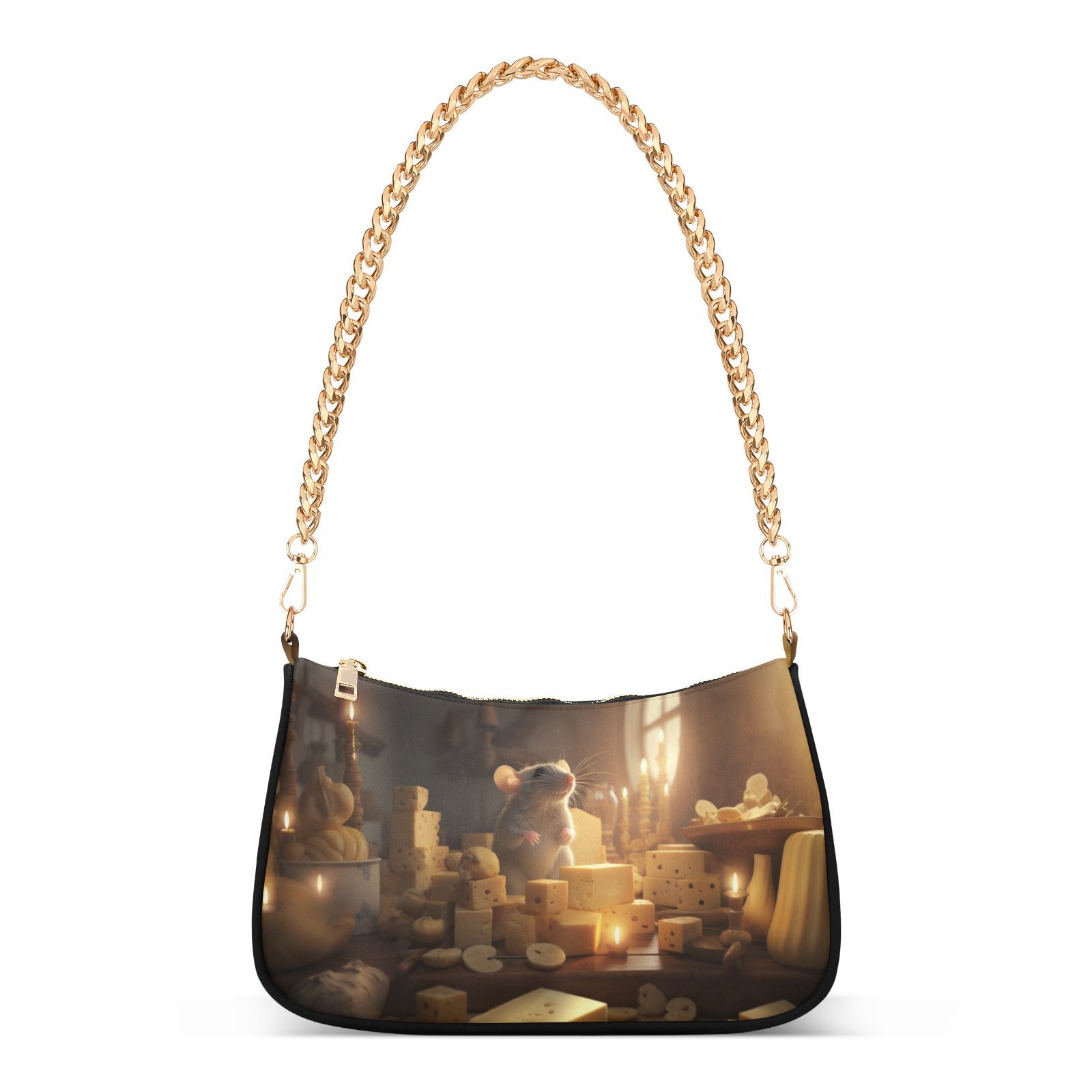 Mouse Rat WindowsWomen Small Shoulder Bag Crossbody Tote Hobo Bags Purse Clutch Handbags with Chain Strap for Women