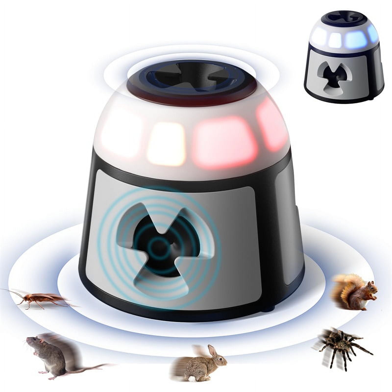 Mouse Repellent, 4in1 Mice Repellent 360° Ultrasonic Mouse Repeller Plug In Rat Deterrent