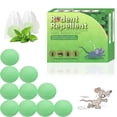 thumbnail image 1 of Mouse Repellent Get Rid of Mice Permanently 10 Packs Of Rat Balls, Natural Ingredients, Safe For Indoor Use, Repel Rats Instead Of Killing Them, Variety Of Strong Mint Scents To Work., 1 of 7