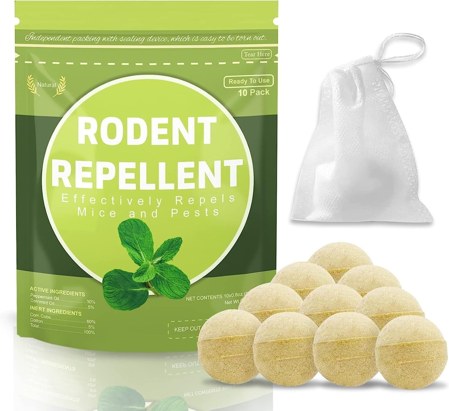 Mouse Repellent, Rodent Repellent Peppermint Oil to Repel Mice and Rats
