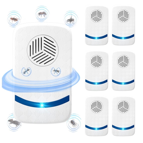 Mouse Repeller Ultrasonic Plug In Rat Deterrent for House, Ultrasonic Rodent Repeller, Electronic Pest Control for Mice, Bugs, Insects, Roach