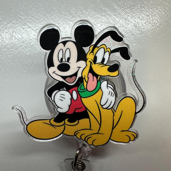 Mouse Resin Badge Reel