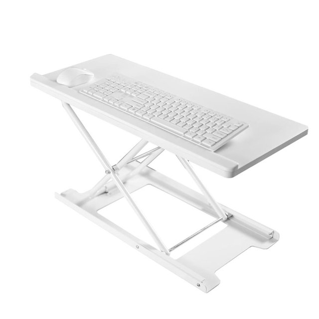 Mouse Riser, Keyboard Riser, 27 inch HeavyDuty Scissors Lift Height Adjustable Laptop Desk with