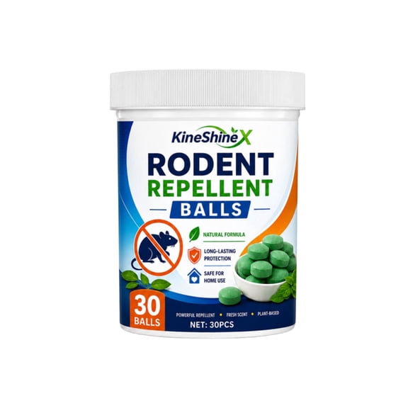 Mouse Rodent Repellent,30 Balls Peppermint Oil for Mice, Mouse, Rats, Squirrel, Pest Control Indoor & Outdoor Use, Natural Deterrent Replace Trap Poisoning Family & Pet Safe Green