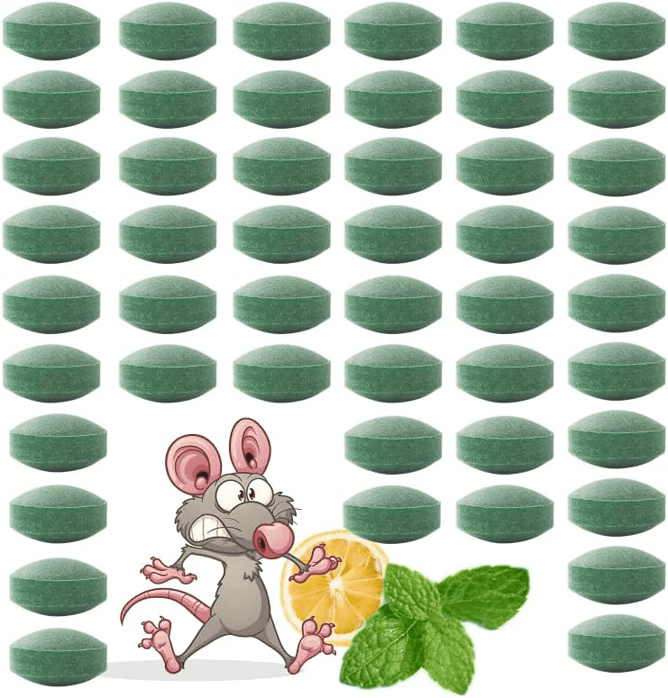 Mouse Rodent Repellent, 48 Pack Peppermint Lemon Mice Repellent