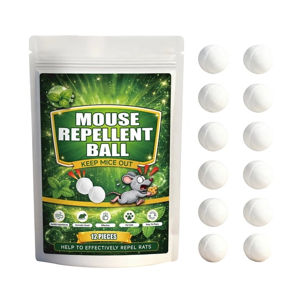 Mouse Rodent Repellent, Pest Repellent with Peppermint, 1Bag (10 Pack) for Mice, Rats, Squirrels, Spiders and Pests,Safe for Humans & Pets,Indoor & Outdoor Use
